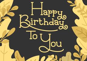 Happy Birthday Typography vector