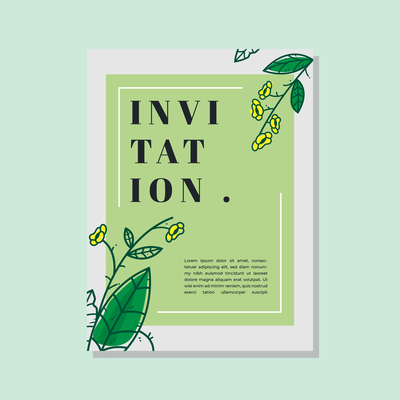 Invitation Card Vector