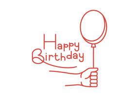 Happy Birthday Typography vector