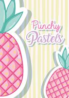 Punchy pastel trendy concept vector