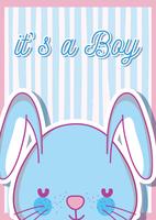 Its a boy baby shower card