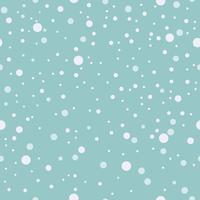 Seamless pattern. Falling snow, snowflakes background Blue Vector. vector