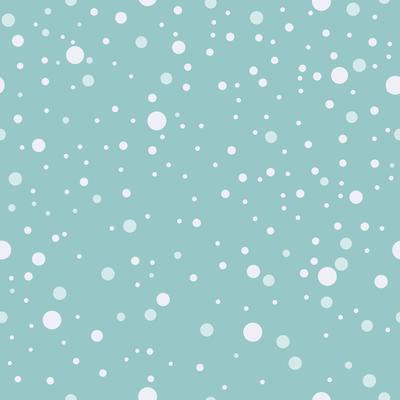 Seamless pattern. Falling snow, snowflakes background Blue Vector.