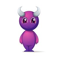 Cute, funny devil. Cartoon characters. vector