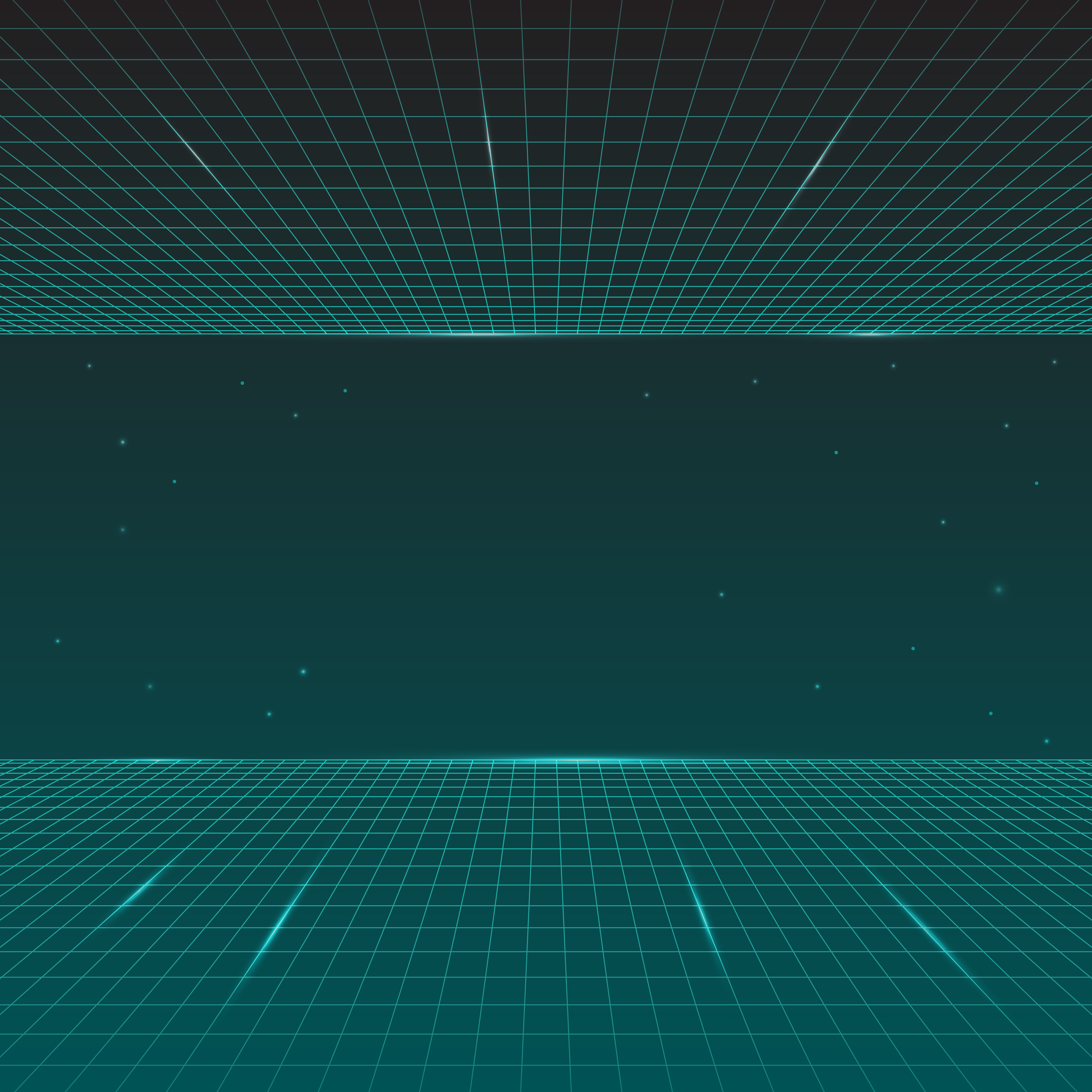 Futuristic Synth Retro Wave 80s Style Future Retro Line