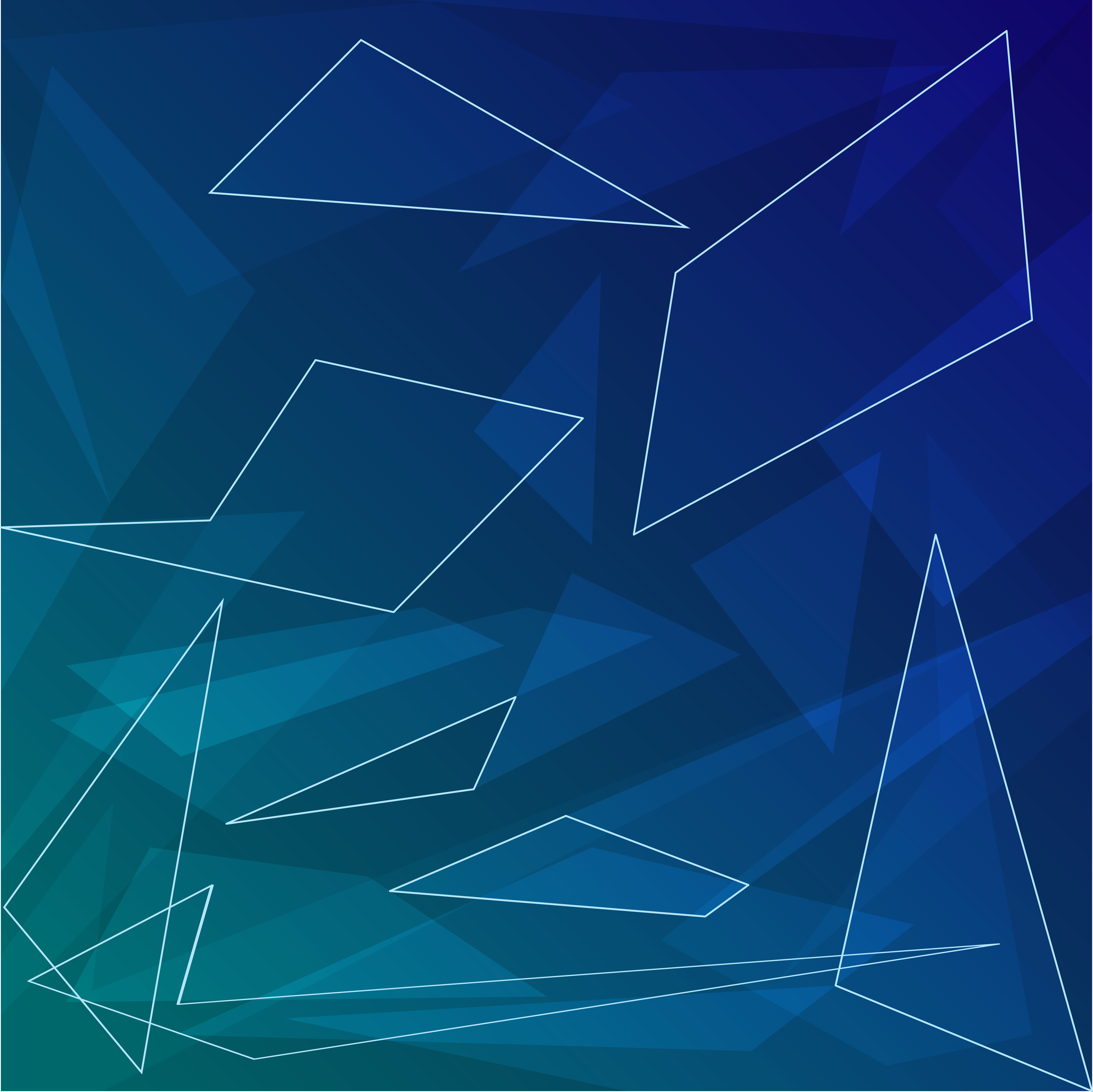 Dark Blue Abstract Background With Geometric Shapes For Business