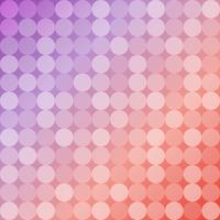 Geometric background of circles, round mosaic pattern vector