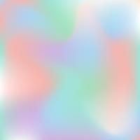 Vector holographic abstract background pastel colors