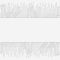 Circuit board, high-tech technology banner, background texture vector