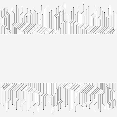 Circuit board, high-tech technology banner, background texture