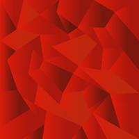 Abstract red polygonal mosaic background vector