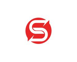 S logo vector template 