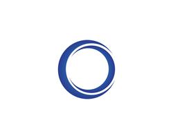 Logo anillo circular vector