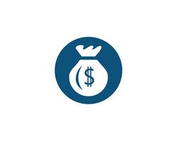 Money Bag icon Template vector illustration 