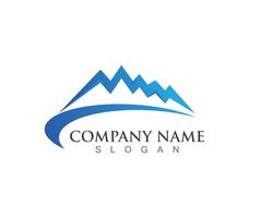 Mountain logo vector template symbols