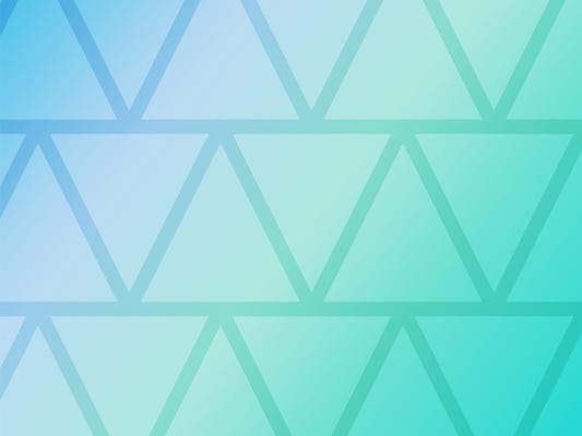 Abstract blue background with geometric triangles shapes