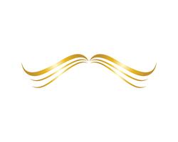 Hair wave logo vector ion template illustrations