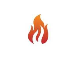 Fire vector icon logo