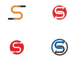 S logo vector template 