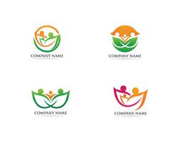 Family care logo and symbol  vector