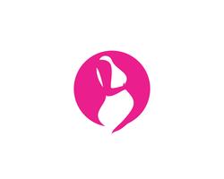 Pregnant logo template vector icon illustration 