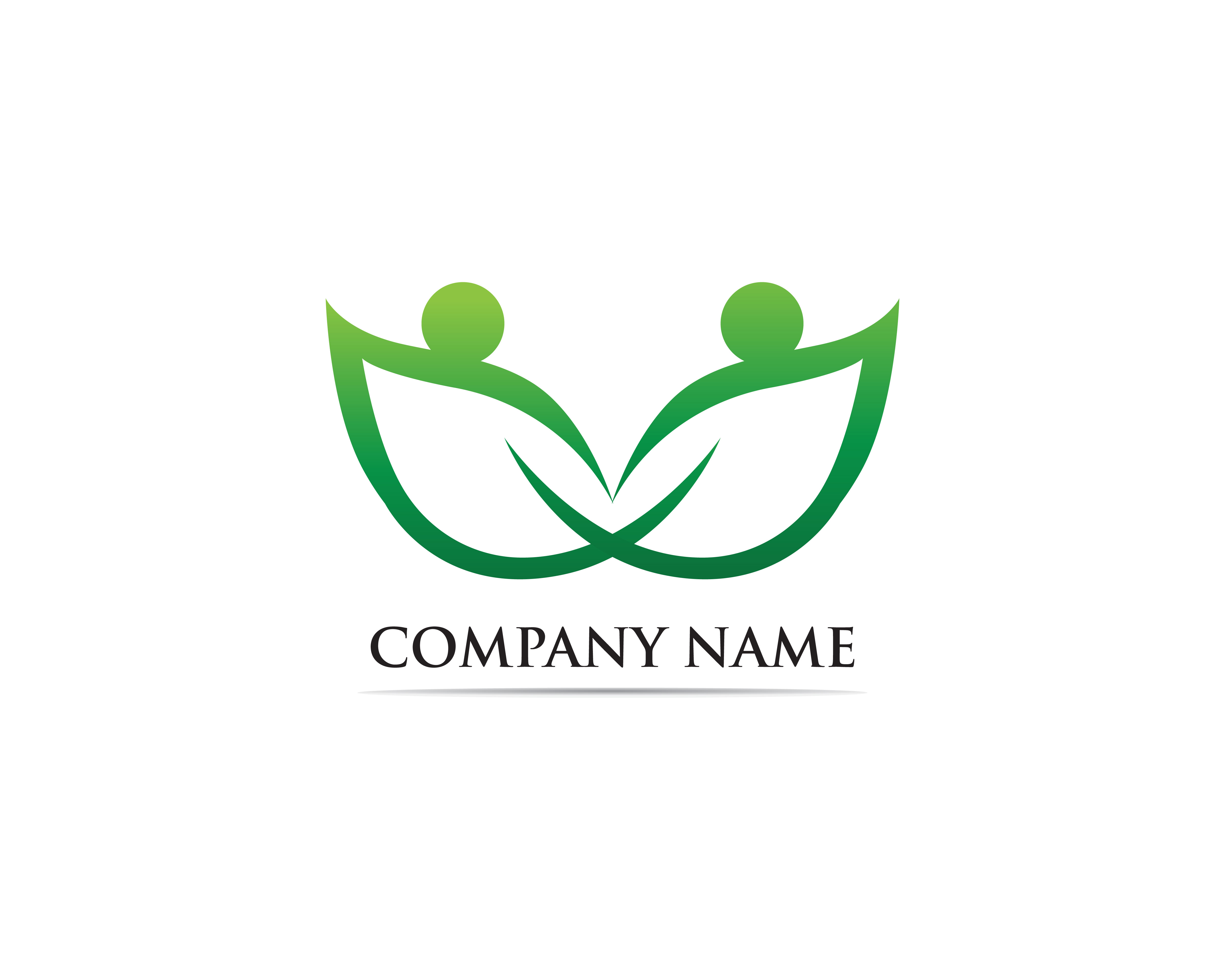 People Leaf Go Green Logo Download Free Vectors Clipart Graphics Vector Art