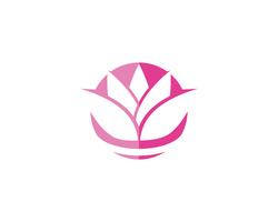 Beauty lotus icon flowers design illustration  vector