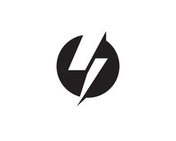 Lightning Logo Template vector