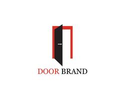 door logo vector template illustration