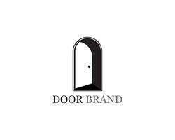 door logo vector template illustration