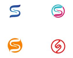 S logo vector template 