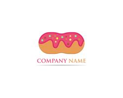 Donuts logo vector template illustration