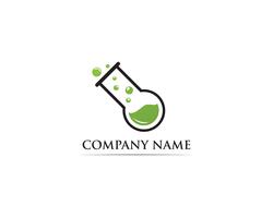 Lab logo vector icon template illustration