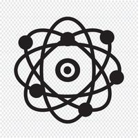 atom  icon  symbol sign vector