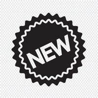 new icon  symbol sign vector