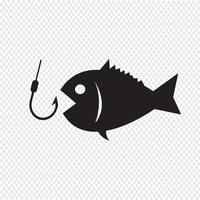 Fishing icon  symbol sign vector