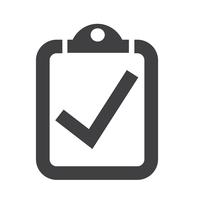 checklist icon  symbol sign vector