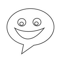 Dialogue icon  symbol sign vector