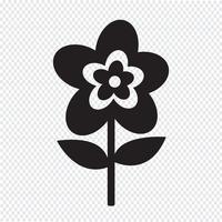 Flower icon  symbol sign vector