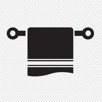 towel icon  symbol sign vector