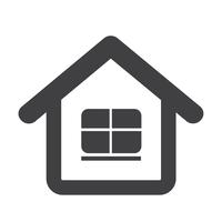 home icon  symbol sign vector