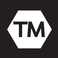 trademark button  symbol sign vector