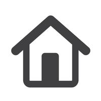 home icon  symbol sign vector