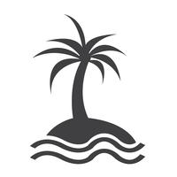 icono de isla símbolo de signo