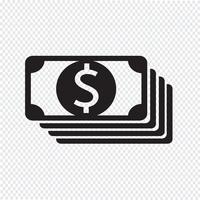 money icon  symbol sign vector