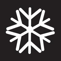 Snowflake icon  symbol sign vector
