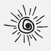 Sun Icon  symbol sign vector