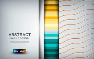 Abstract colored background with overlap layer and texture shape decoration vector