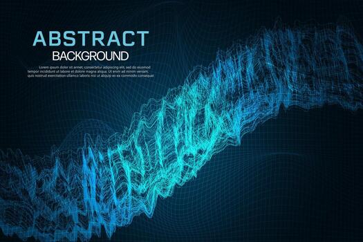 Fondo abstracto de rejilla brillante. Fondo de concepto de tecnología e internet. vector