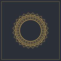 Decorative background with circular elegant frame  vector